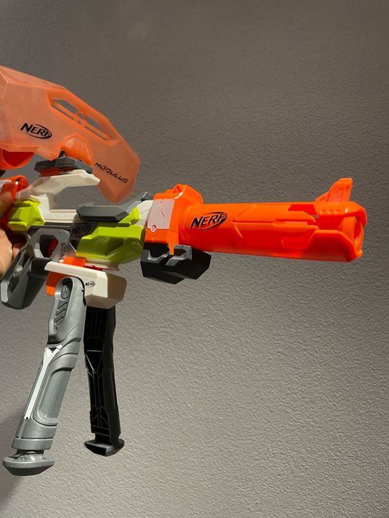 NERF Modulus mit Zubehör, Schutzbrille und Nerf-Darts