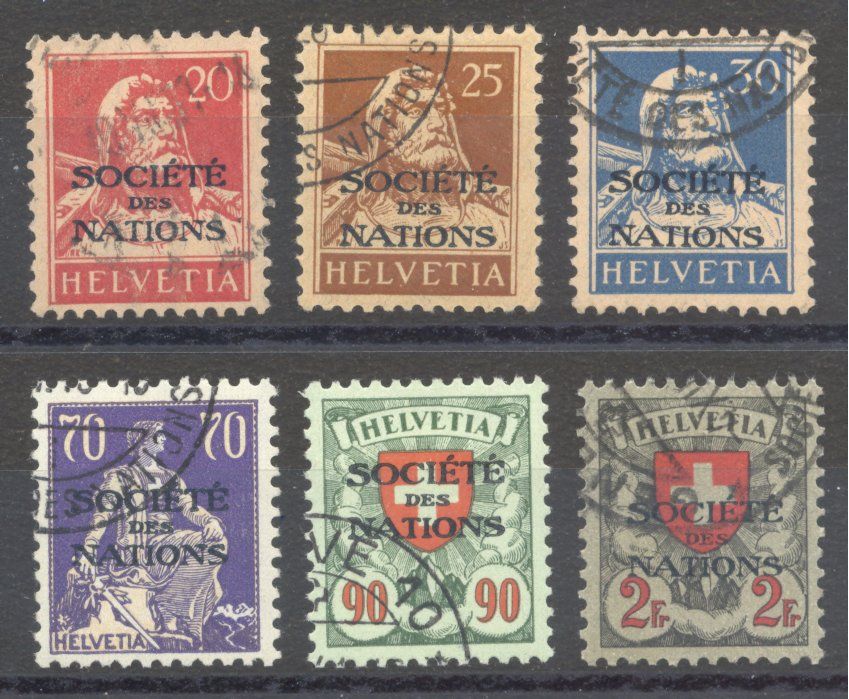 Tutti i francobolli: SDN (D III) 1924 gestempelt – Usato da Frauenfeld venduto da Interessent1