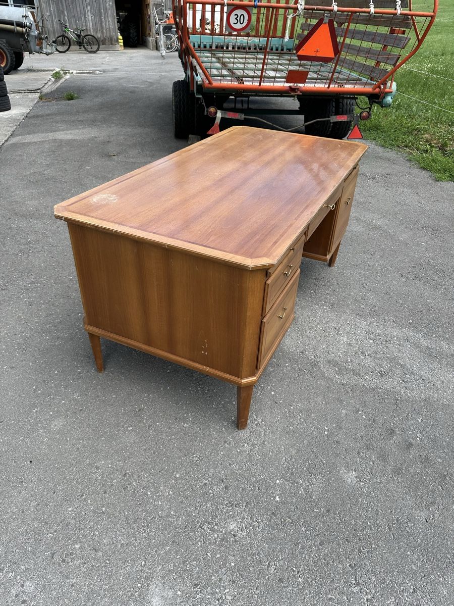 Scrivanie: Schreibtisch Holz mit Schubladen – Usato da Schwende venduto da weesli 2