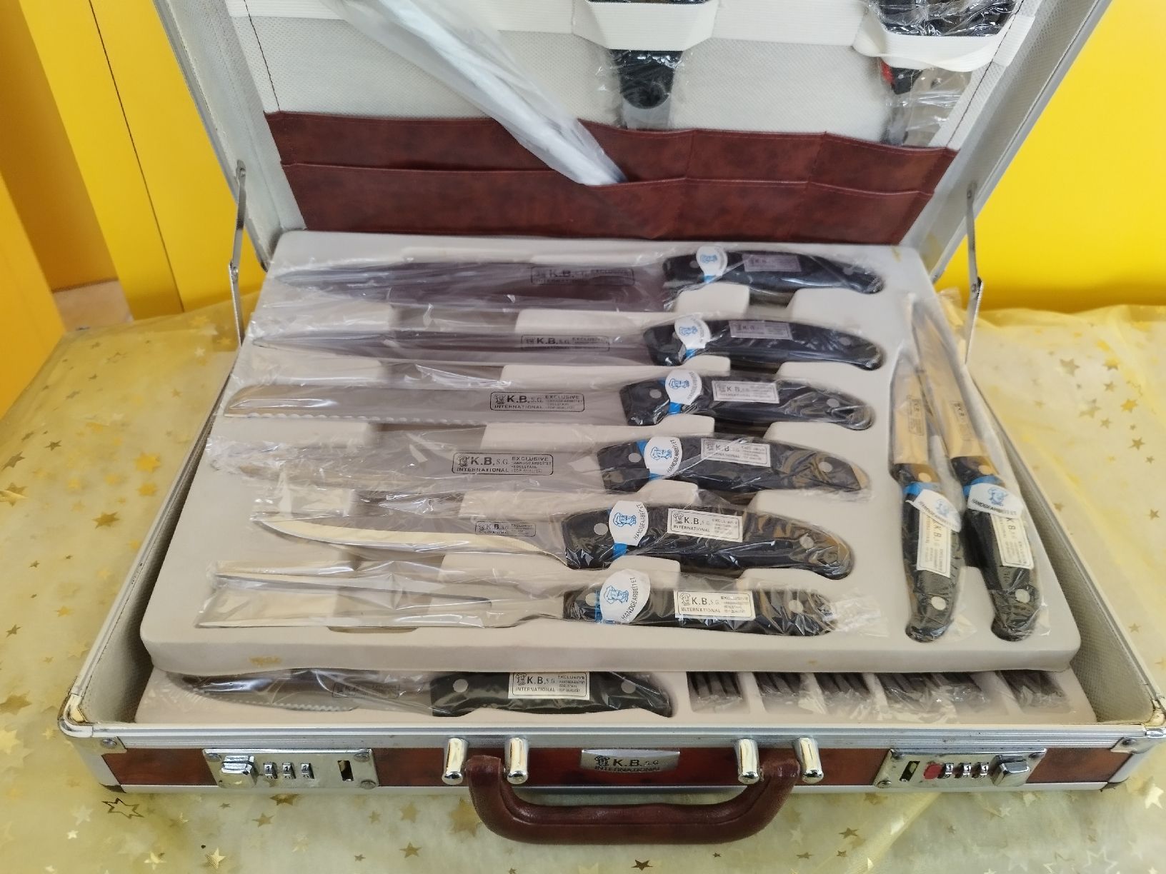 Set di posate: Messer & Besteck-Set – Nuovo (secondo la descrizione) da Brislach venduto da SAAB_11 1
