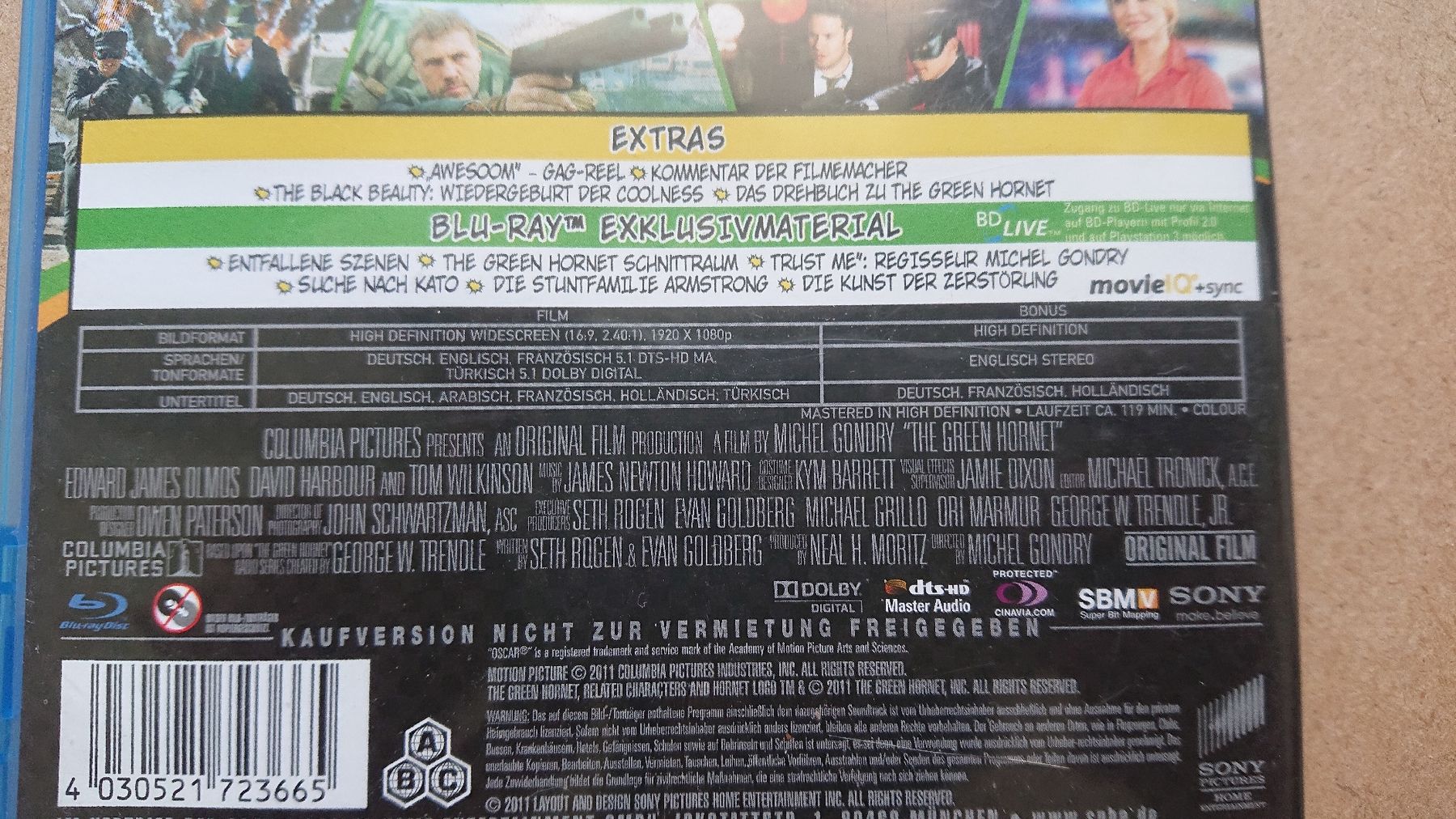 Tutti i DVDs: The Green Hornet Blu-ray  – Usato da Chur venduto da FreakofRarity 2