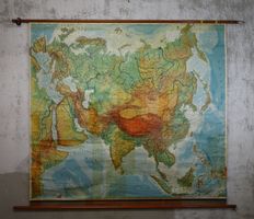 XL Schulwandkarte "Asien" 2