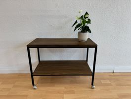 Vintage Servierwagen/ TV Tisch auf Rollen