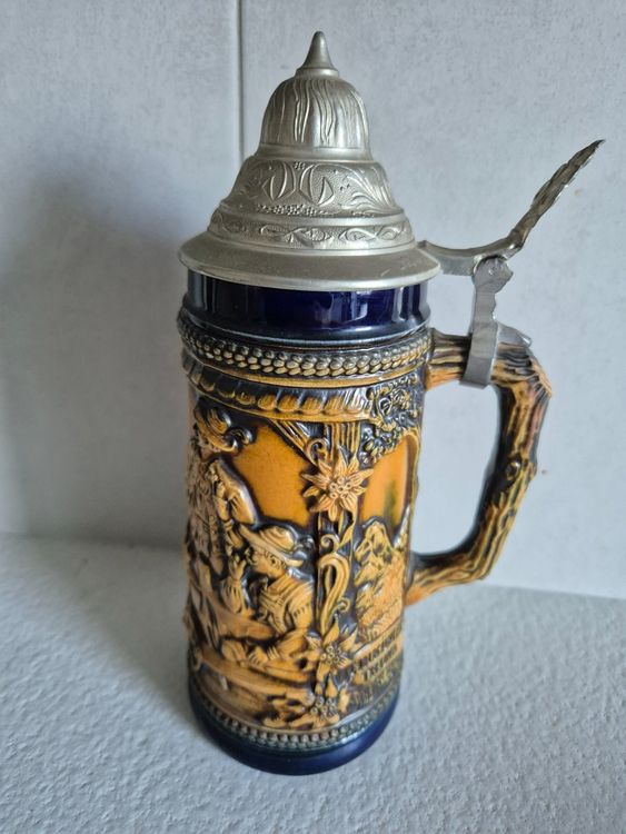 Lot de 2 Anciennes chope à bière allemande - (XXéme) - Objets divers