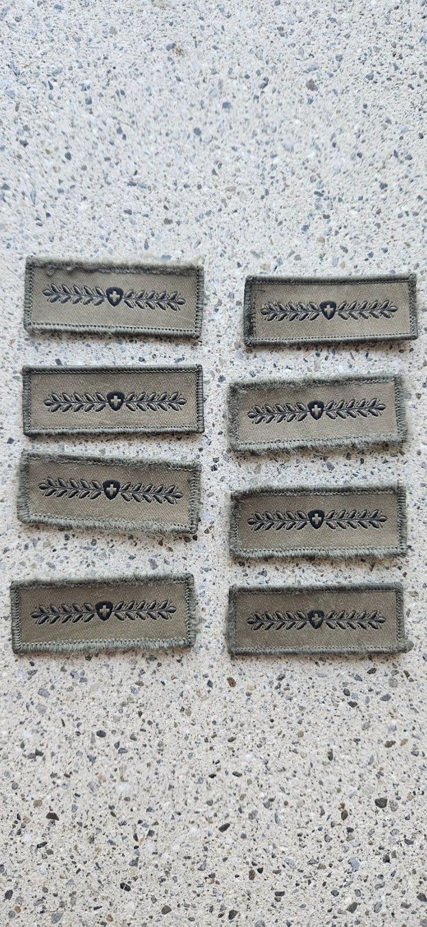 Schweizer Armee Plaketten & Abzeichen: *** Abzeichen Militz Set alle mit klett *** – Gebraucht aus Riedholz von fr_sIruP