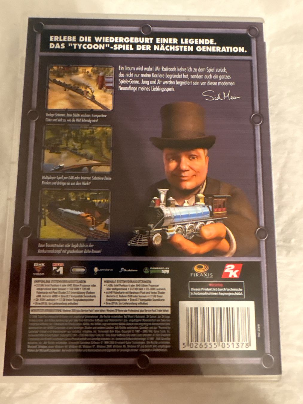 Jeux: Sid Meier's Railroads PC CD-ROM Spiel neuwertig – D'occasion à Dietikon par Lidija0 1
