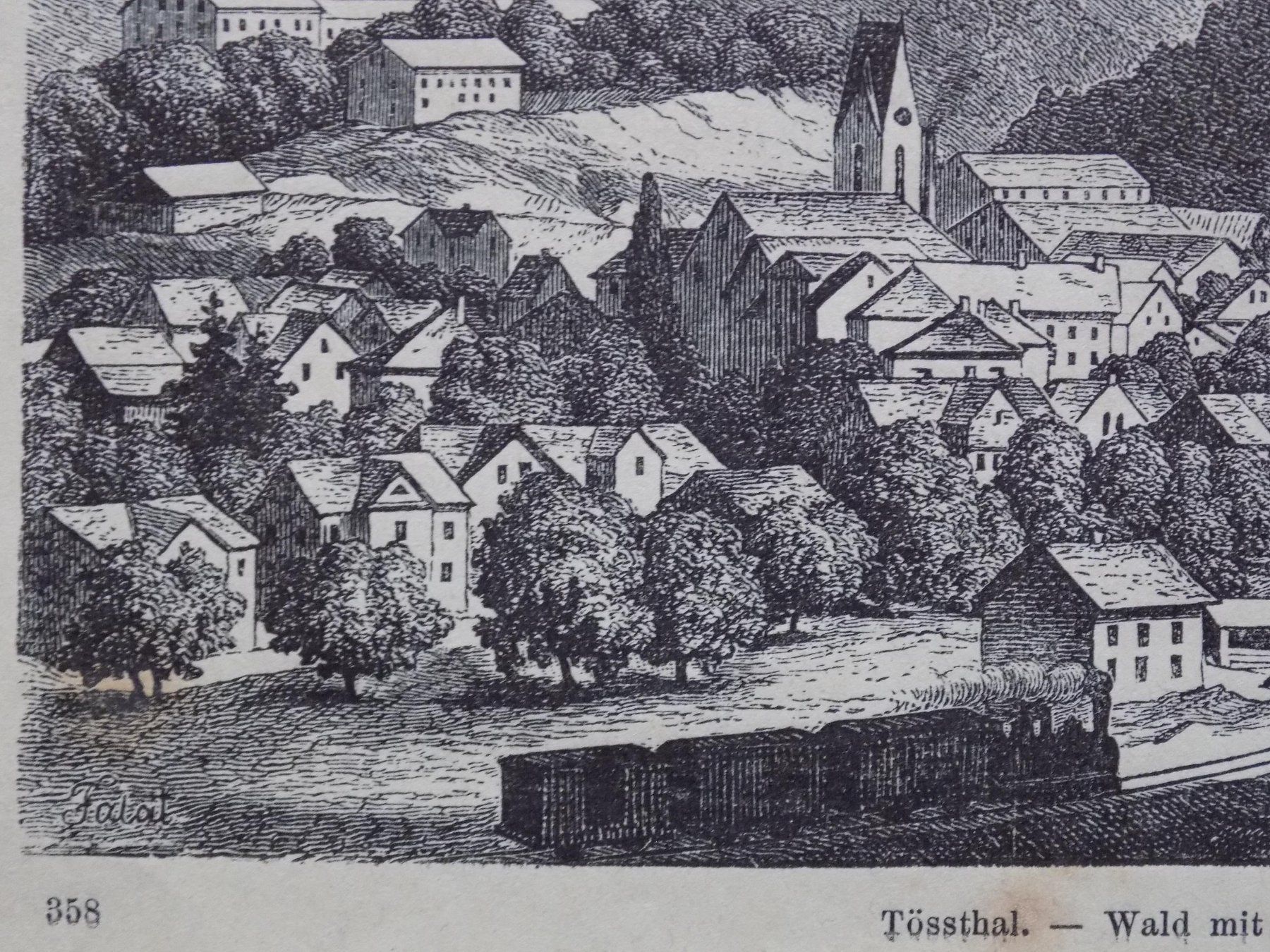 Stiche: Wald Tösstal Bahnhof – Gebraucht aus Risch von Rischli15 6