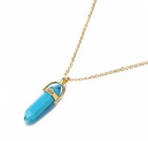 Kristall Anhänger Halskette Für Frauen & Männer Schmuck