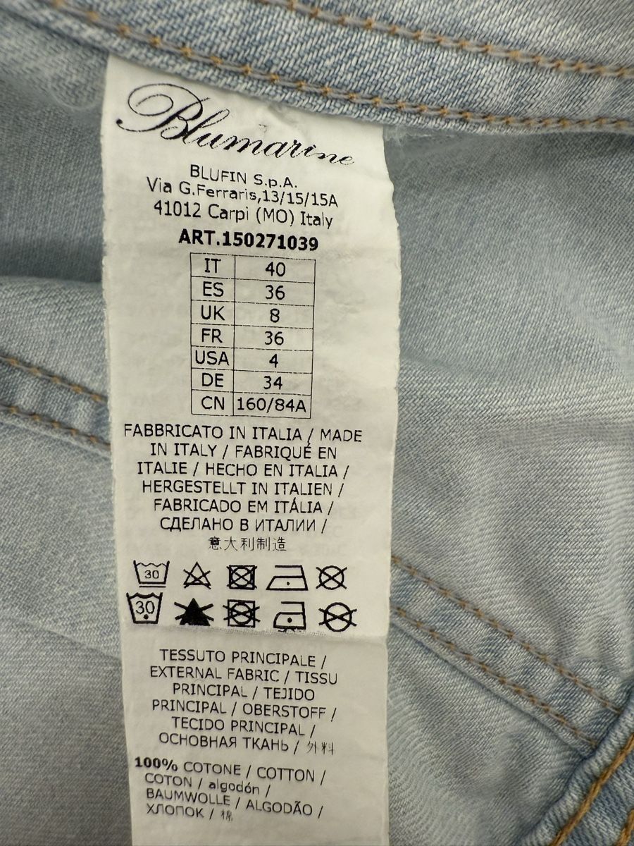 Lotti di vestiti: Blumarine denim set: jeans and jacket – Usato da Paradiso venduto da apf_mh9c 5