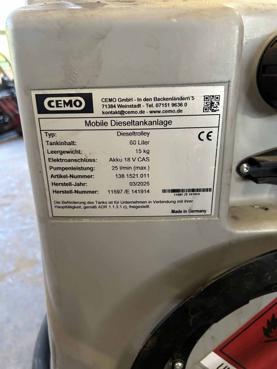 Accessori per altri veicoli: Cemo Tank 60l – Usato da Lenk im simmental venduto da fendt31304 4