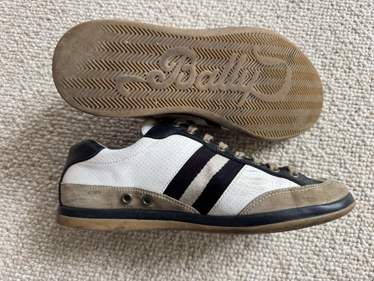 Bally Scarpe da uomo: Bally Sneaker in retro Stil, Grösse 40.5, Leder – Usato da Cham venduto da matap1 5