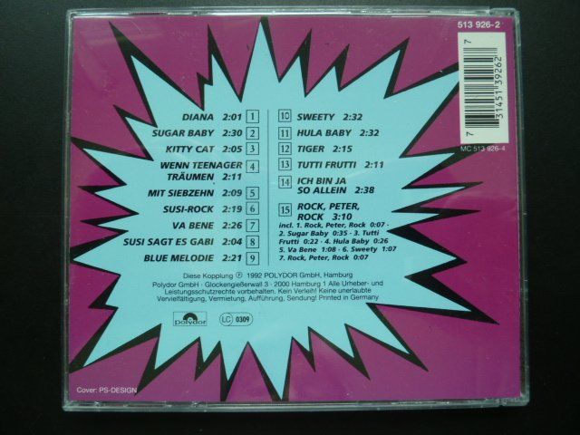CDs: Peter Kraus - Rock, Peter, Rock  (vergriffen) – Gebraucht aus Au ZH von sikoku 2