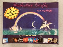 Promoplakat Uriah Heep  - Firefly (kleiner Defekt)