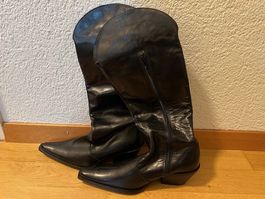 Schöne schwarze Damenstiefel, neu !
