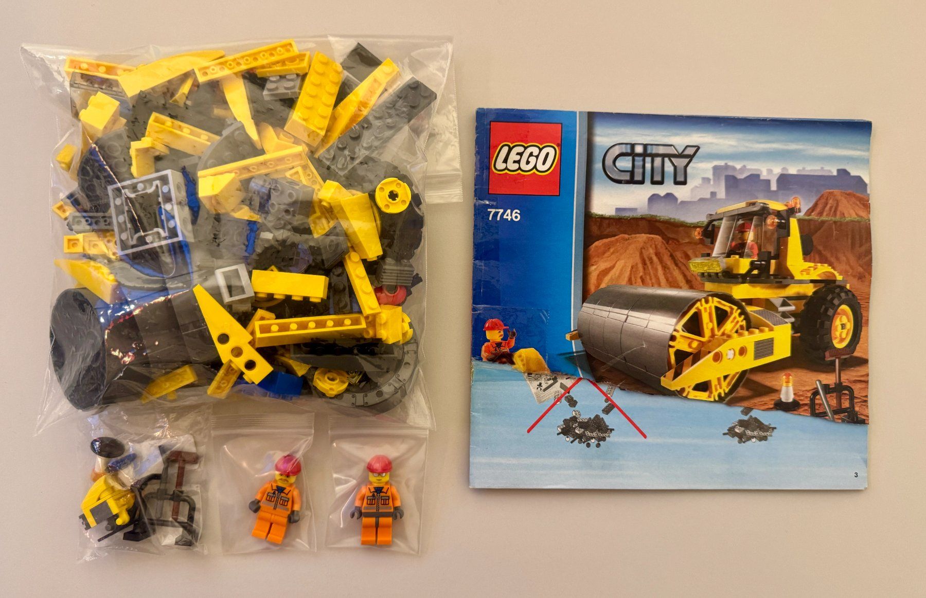 Lego Kit di costruzioni: LEGO City 7746 Strassenwalze 2009 – Usato da Rechthalten venduto da hosme_be 8