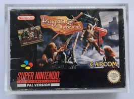 Knights of the Round OVP CIB☠️Nintendo SNES PAL NOE👉RARITÄT