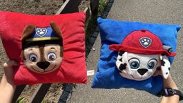 2er Set Paw Patrol Kissen (Chase & Marshall) – Kuschelkissen