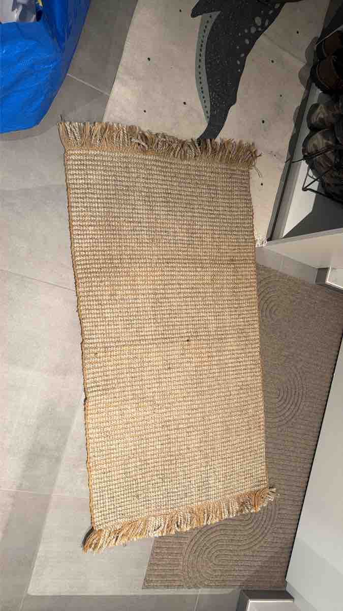 Tappeti: Teppich Naturfaser mit Fransen – Usato da Mönchaltorf venduto da zoe.lua