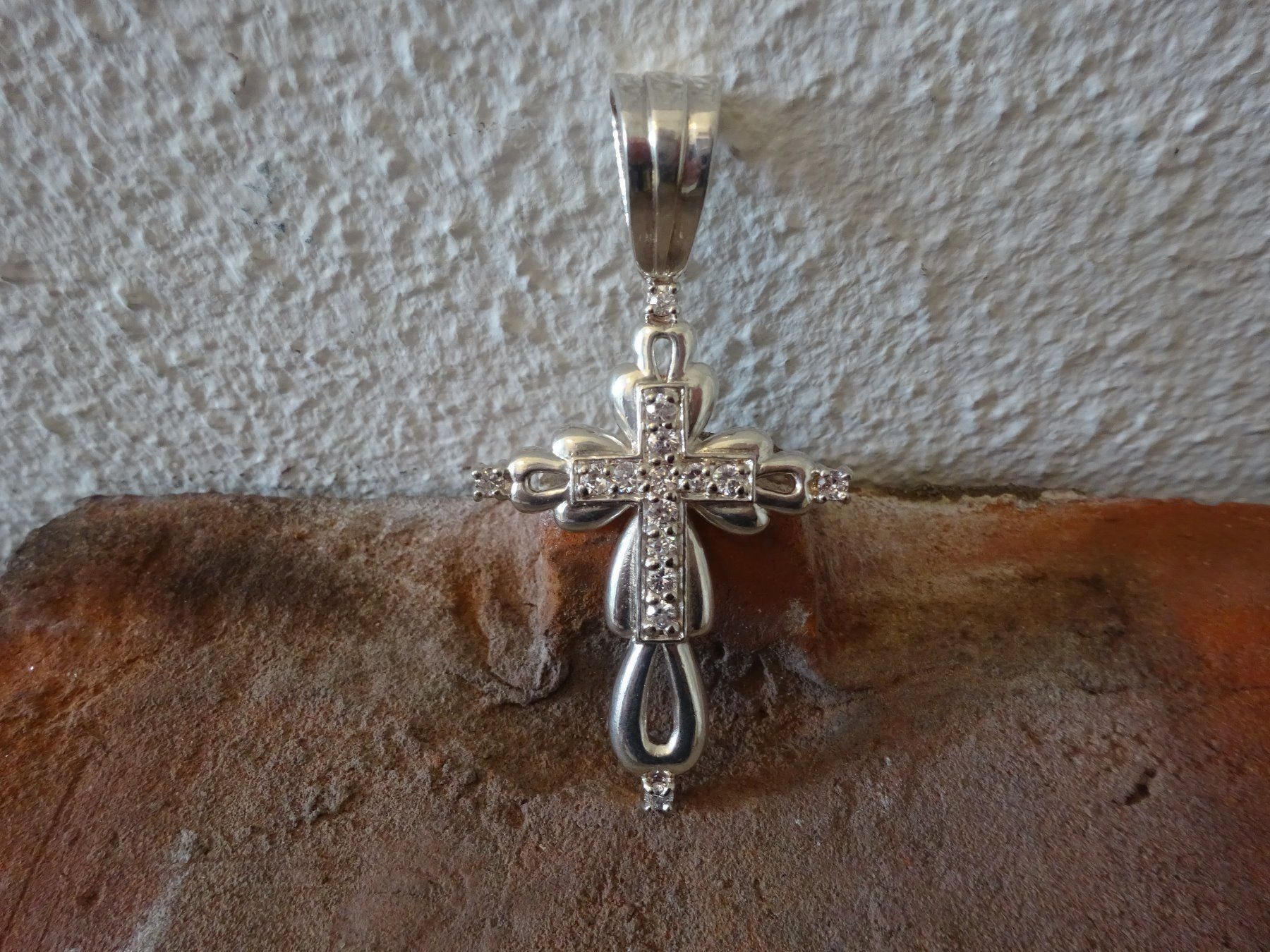 Anhänger: Anhänger Kreuz / 925 Silber – Gebraucht aus Esslingen von FetteSchnecke