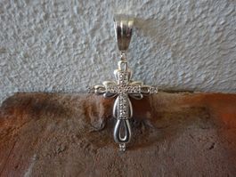 Anhänger Kreuz / 925 Silber