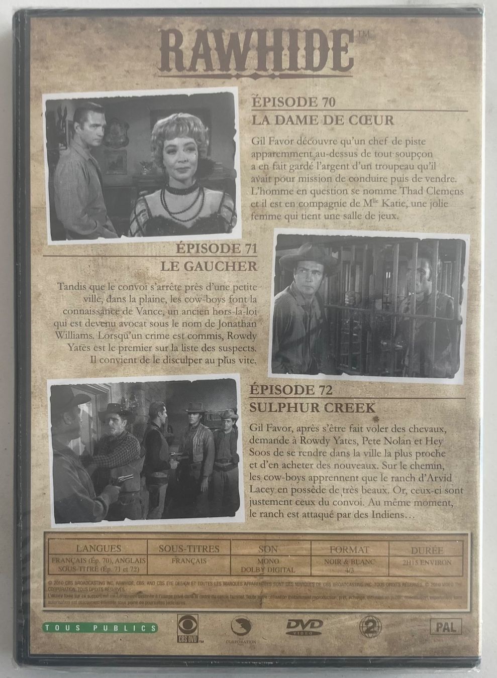 Tutti i DVDs: CLINT EASTWOOD - RAWHIDE N°24 – Usato da Poliez-Pittet venduto da Newtown-Records 4
