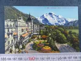 INTERLAKEN HOTELS VIKRORIA UND JUNGFRAU BK AK