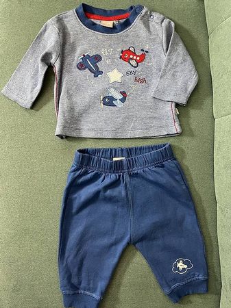 Set mit Flugzeug von Smile aus Pullover & Hose Gr. 62 