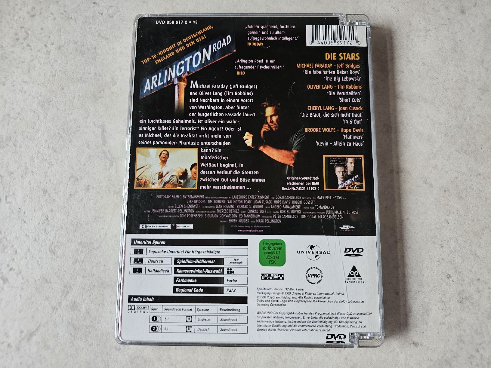 Tutti i DVDs: Arlington Road – Usato da Schneisingen venduto da backstore24 1
