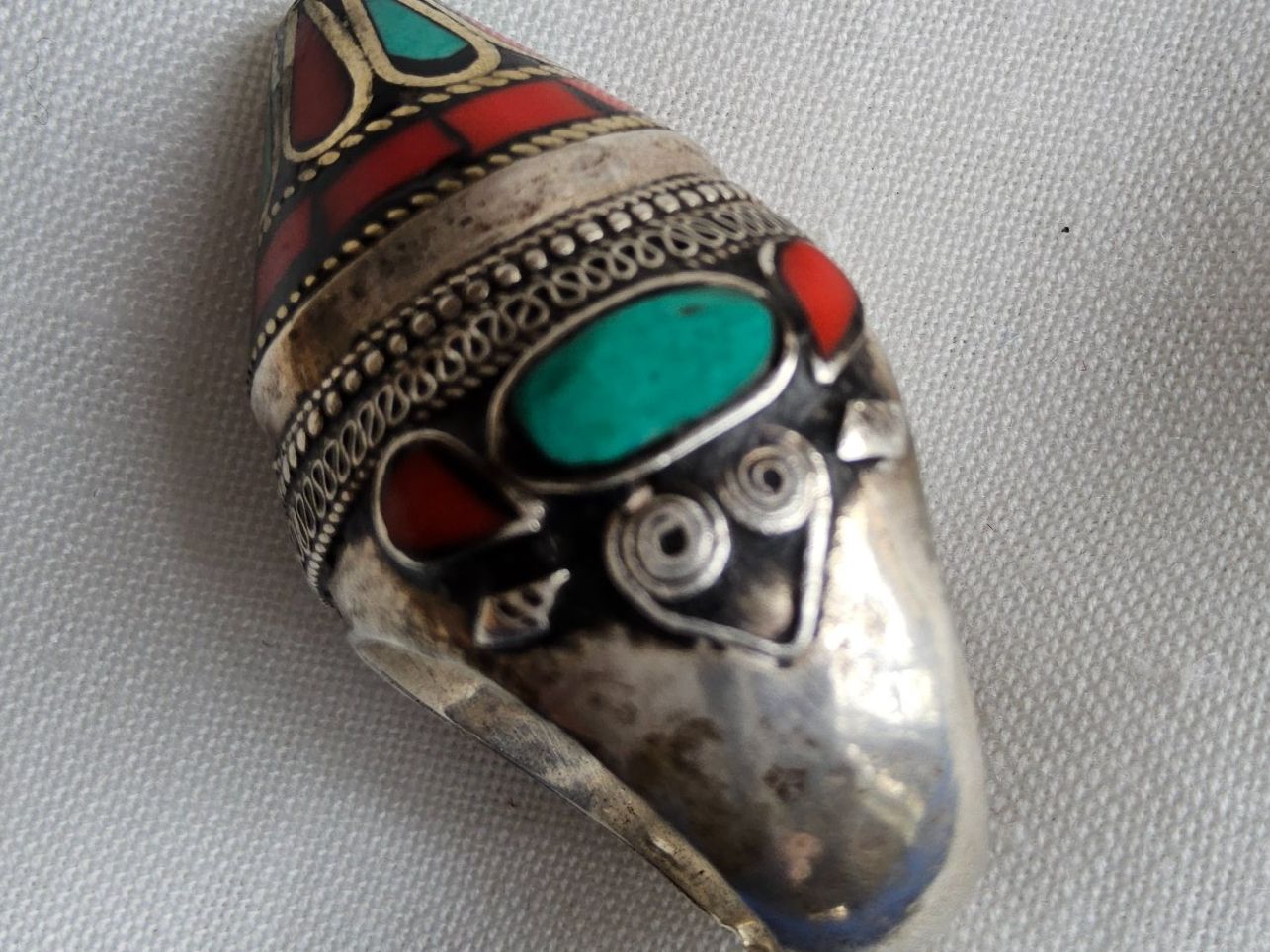 Anelli: Statement Tibet Silberring Unisex, Grösse 60 – Usato da Zürich venduto da helsan 3
