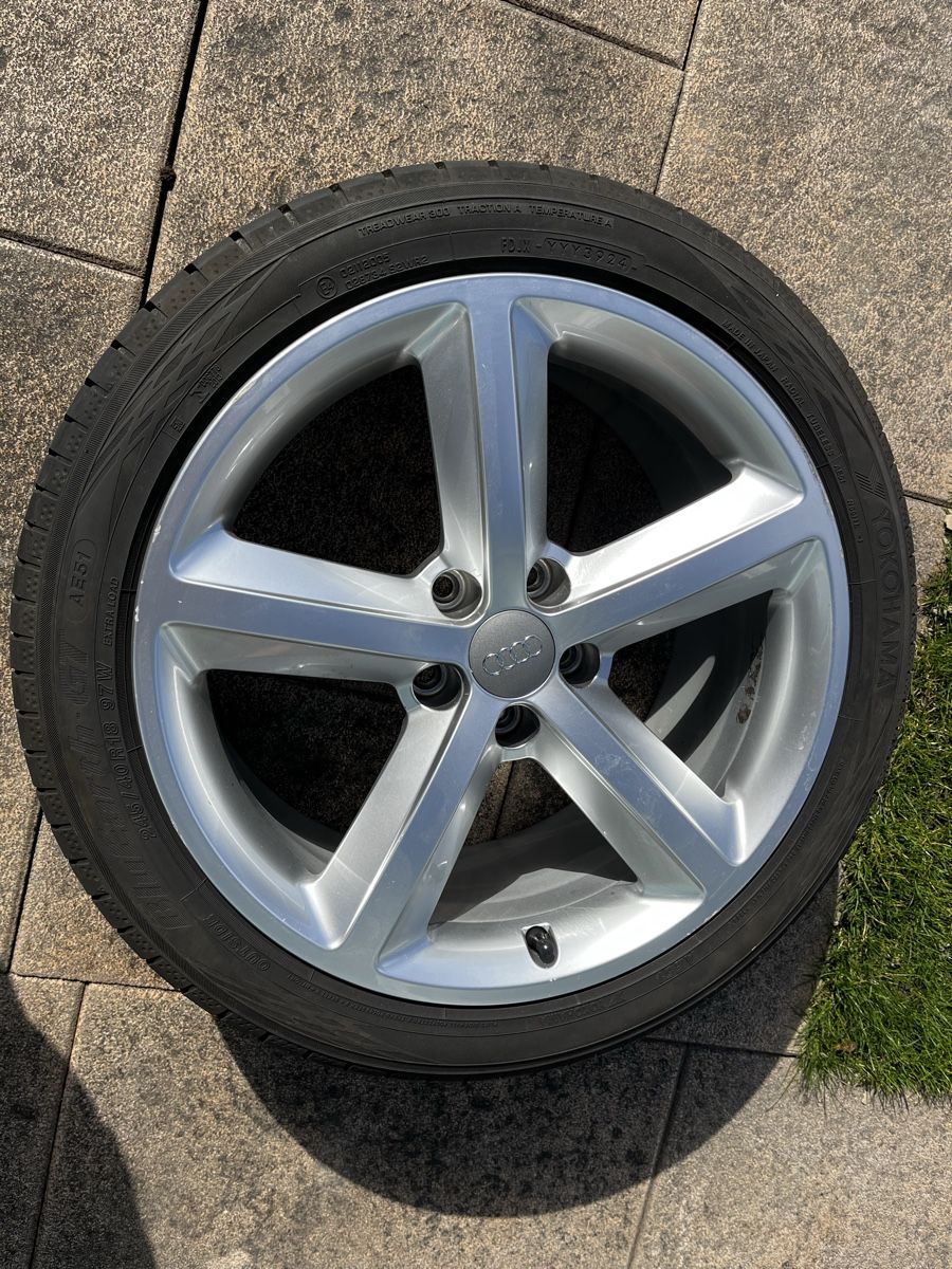 Audi Pneumatici & Ruote complete: 4 Original 18 Zoll Audifelgen – Usato da Widnau venduto da Albert6162