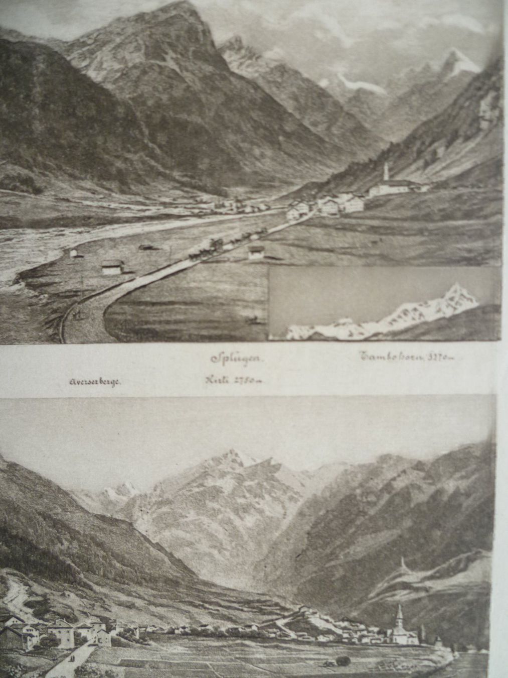 Incisioni: GRISONS   SPLUGEN  ET  ZILLIS – Nuovo (secondo la descrizione) da Bevaix venduto da bohrap 1