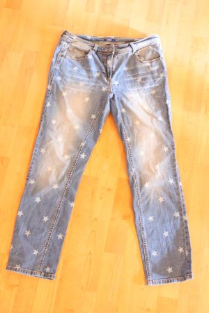 Damen  Vintage Jeans  28 mit Sternen , von Cecil