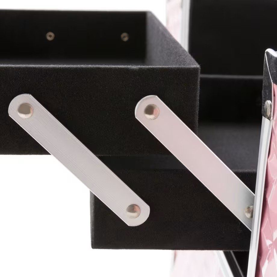 Make-up: Schminkkoffer, Beauty Case schwarz, neu – Nuovo (secondo la descrizione) da Krauchthal venduto da MEWA01 3