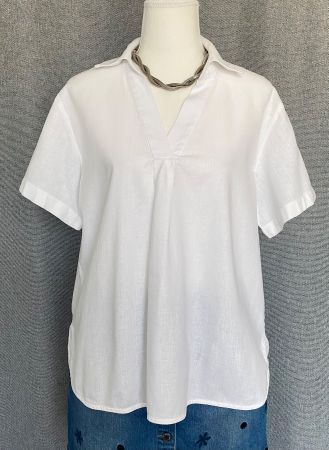 Banana Republic Bluse aus Leinen/Baumwolle Grösse M