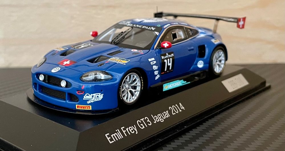 JAGUAR GT3 Emil Frey Racing #14 - 24h Spa 2014 - Modell 1:43 (Neu und ...