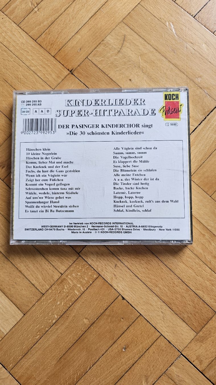 CD: Kinderlieder CD Super Hitparade – Usato da Horgen venduto da Fabriona 1