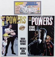 POWERS #½ GOLD COVER CERTIFICATE AUTHENTICITY + #1 ICON 2009