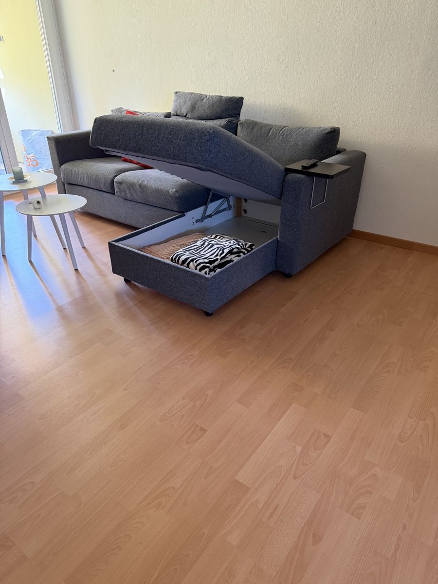Ikea Sofas: neuwertiges Bettsofa grau mit Stauraum – Neuf (Voir description) à Richterswil par nufian005 1