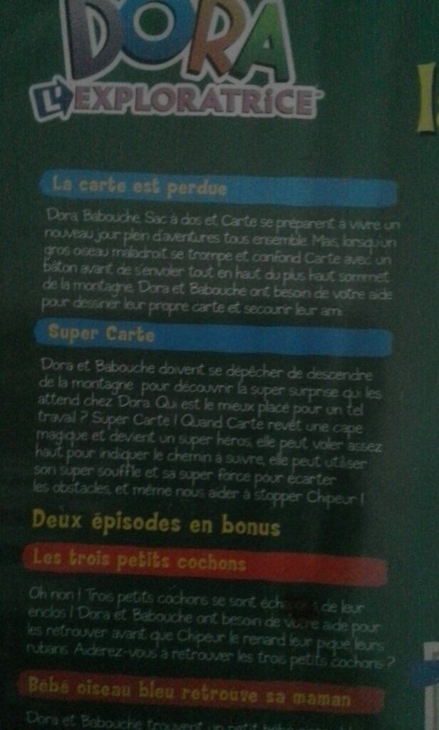 DVD Dora l'Exploratrice, Suivez la carte (D'occasion) à Le Mont