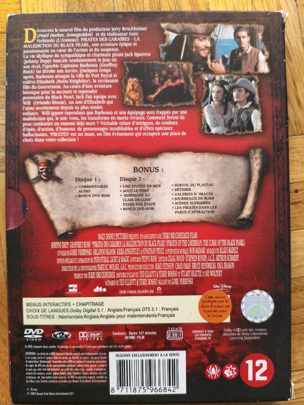 Tous les DVDs: Pirates des Caraïbes  – D'occasion à Renens VD par kollar7 1