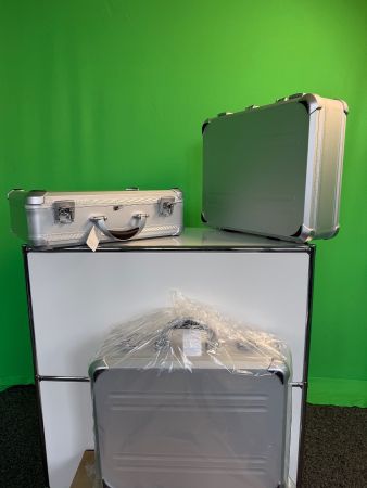 3x bwh Aluminium Koffer mit Schaumstoff & Key