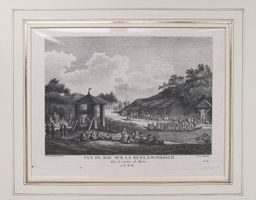 Windisch Fähre Originalkupferstich 1780