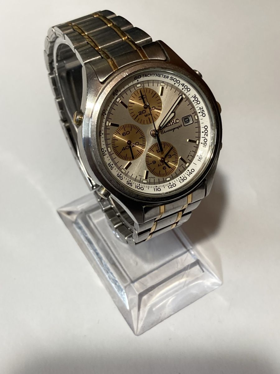 Seiko Uhren: Seiko  Chronografh Quartz 39 mm – Gebraucht aus Glattbrugg von vintagemania 2