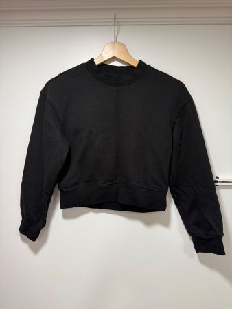 Schwarzer H&M Cropped Pullover, Top Zustand, Gr. XS