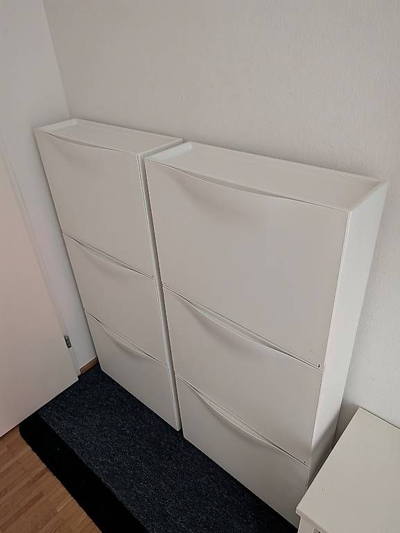 Scaffali: 2x Schuhregal Ikea Trones Weiss – Nuovo e nell'imballaggio originale da Zürich venduto da bub_8zhm