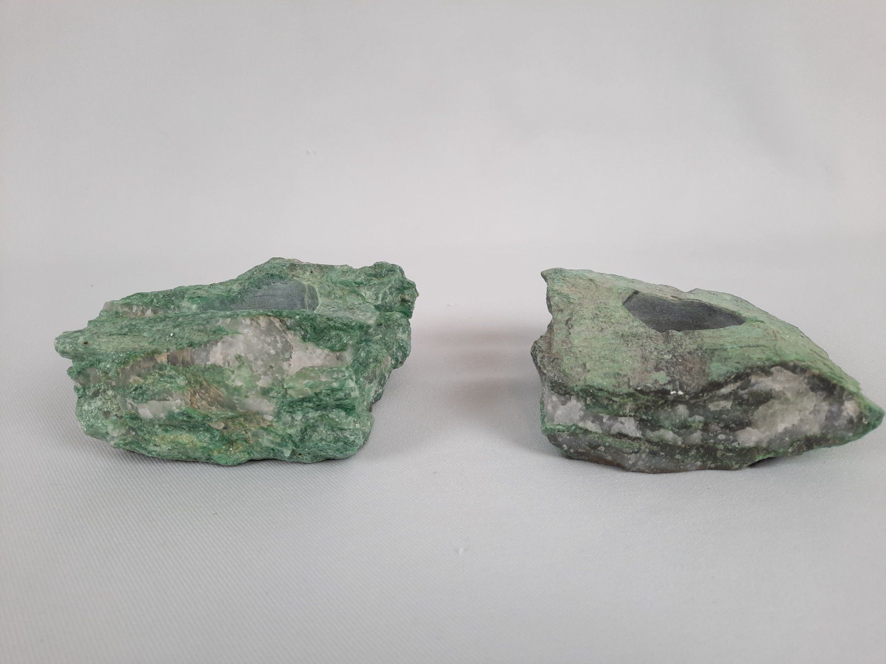 Mineralien & Heilsteine: 2 Aventurin Windlicht – Gebraucht aus Beinwil am See von Restwert_Beinwil