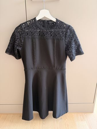 Damen Kleid Schwarz Spitze Grösse S Zara
