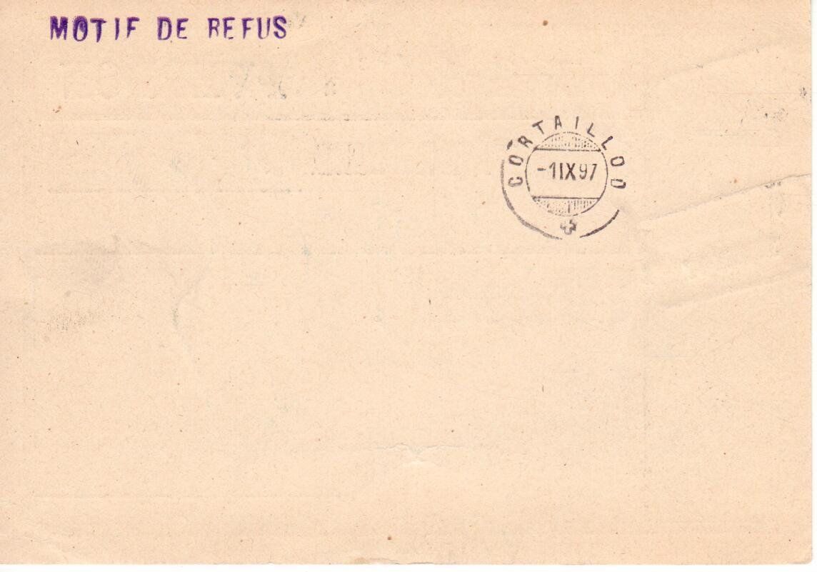 Alle Briefmarken: PK, Yverdon 1897 - Cortaillod – Gebraucht aus Wolhusen von Curver9 1