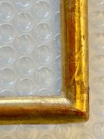 💚ANTIKER BIEDERMEIER GOLDRAHMEN: BLATTGOLD 12 x 16🇨🇭VILLA