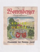 Etikette - Worrenberger "Sonnenkanzel" /bd